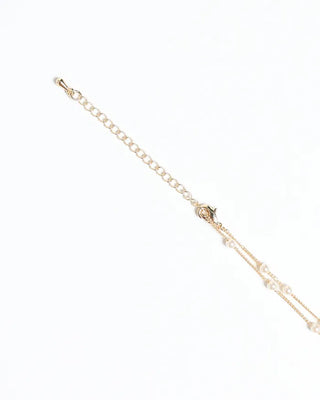 Pearl Chain Point Necklace