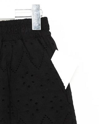 Lace banding pants