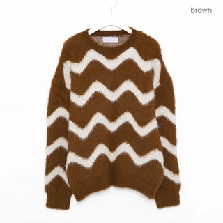 Unisex Wave Wool Knit