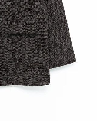 (Unisex) Herringbone Dart Line Single Jacket