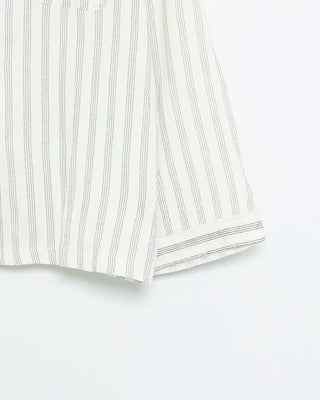 (Unisex) Triple Stripe Gauze Pajama Set