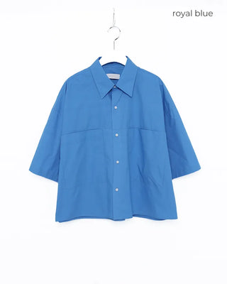 Pocket Loose Fit Crop Shirt