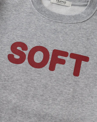 (ORIGINAL) SOFT Lettering Sweatshirt (Fleece-lined)