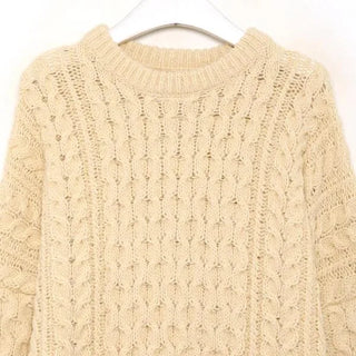 Cable knit oversized fit