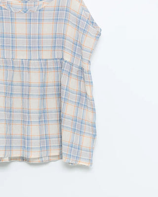 Pastel check camisole blouse