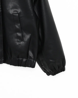 Casual leather jacket