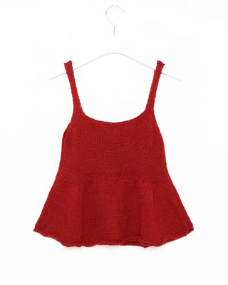Ribbon knit bustier