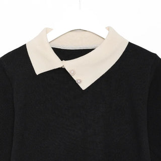 Asymmetrical Color Scheme Knit