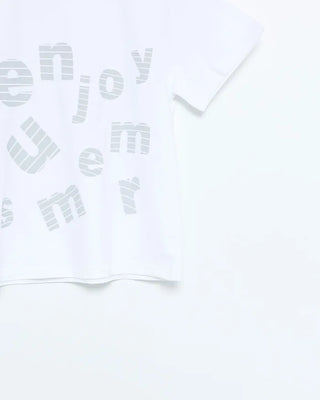 Lettering Short-Sleeved T-Shirt