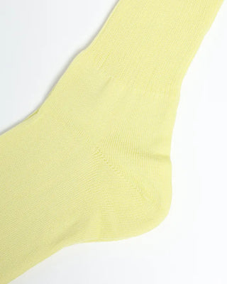 Simple summer ribbed knee-high socks