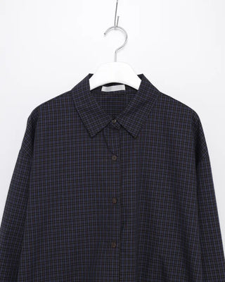 Checked long-sleeved shirt