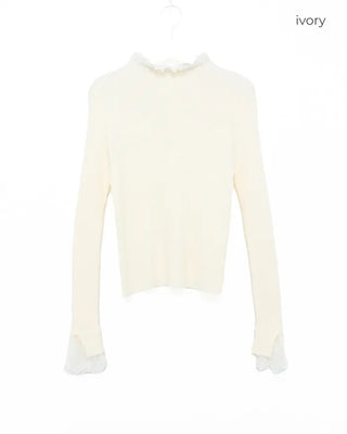 Lace Point Slim Fit Knit