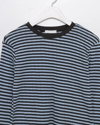 Striped simple long-sleeved T-shirt