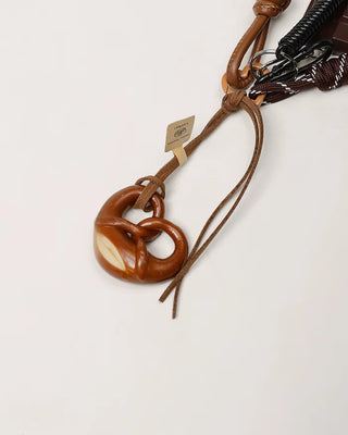 Pretzel Donut Keyring