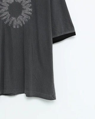 (Unisex) Pigment Floral Short-Sleeve T-Shirt