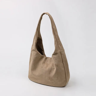 Simple suede bag