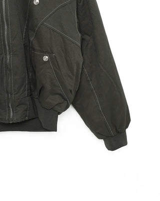 (Unisex) Hooded Fur Down Jacket