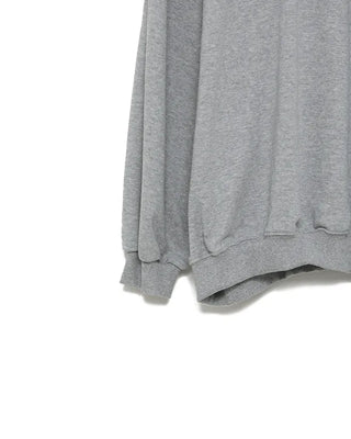 Shoulder-cut top & skort sweatpants