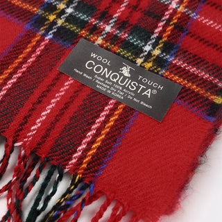 Holiday check scarf