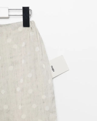 Polka dot midi skirt