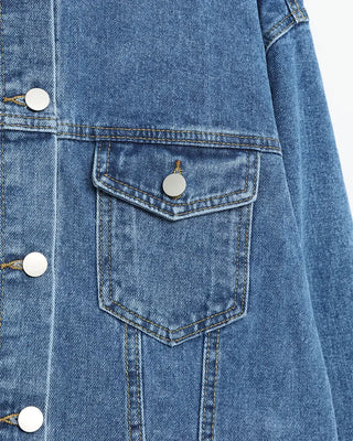 Oversized denim jacket