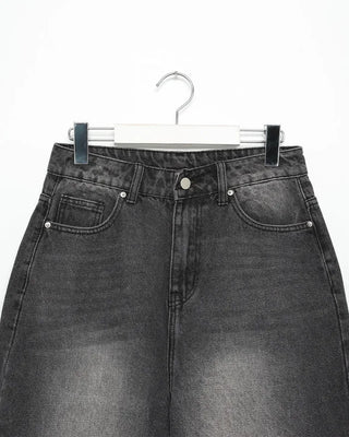 Oversized wide denim pants