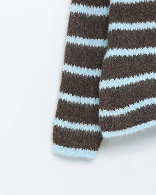Duffle Point Border Cardigan
