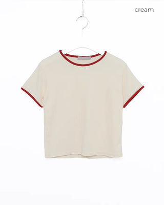 Two-tone block ringer T-shirt