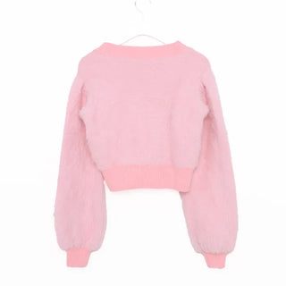 Angora Short Cardigan
