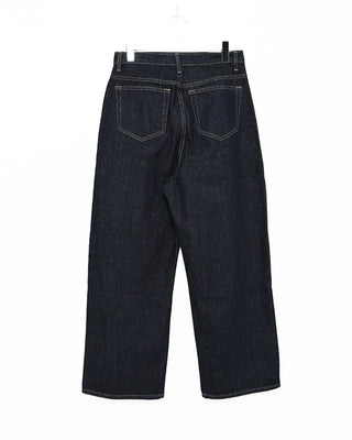 Pintuck Wide Denim Pants