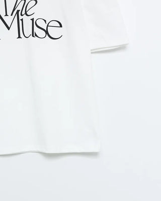 Muse Lettering Short-Sleeve T-Shirt