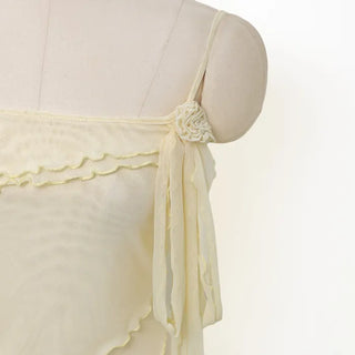 Rose Frill Camisole