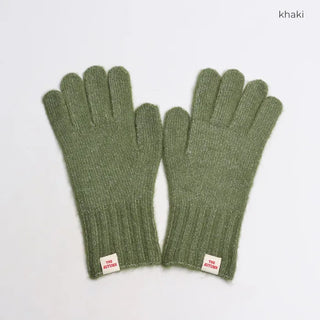 Finger hole label point gloves