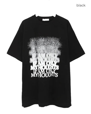 Gradient lettering T-shirt