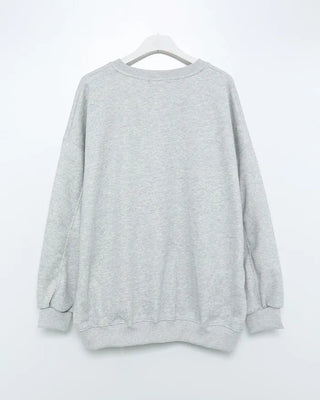 Leopard lettering sweatshirt