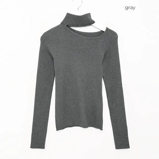 Choker cutoff knit