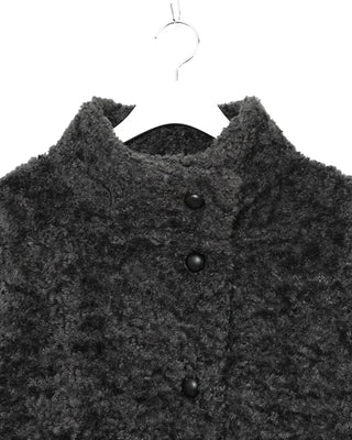 Fleece Button Point Half Coat
