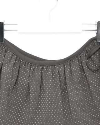 Pindot Flared Layered Skirt