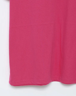 Round neck loose fit t-shirt