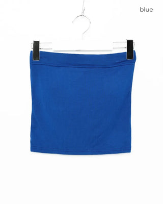 Cropped Slim Tube Bra Top
