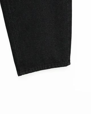 Rose Patch Pink Hip Stitch Denim Pants