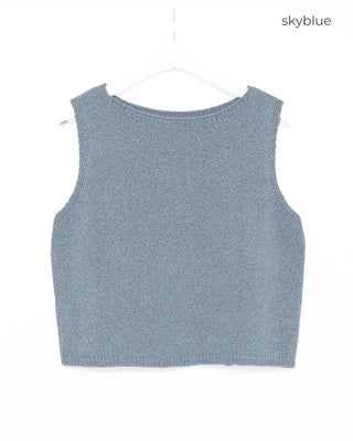 Simple knit vest