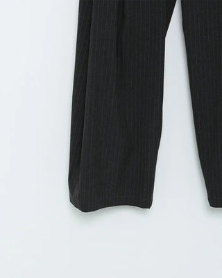 Pinstripe two-pleat slacks