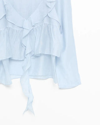 Frill Bistier Blouse Set