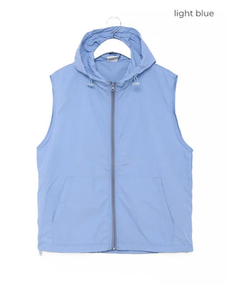 String Hooded Vest