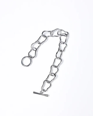 Asymmetrical Hoop Chain Bracelet