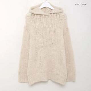 Alpaca wool parka knit