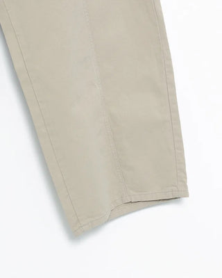 Curved center seam cotton pants