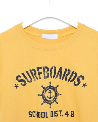 Marine print lettering T-shirt