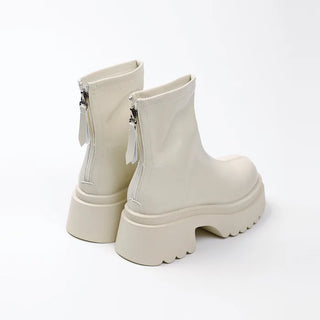 Slit-line platform boots
